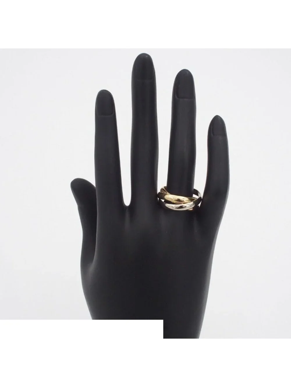 Cartier Trinity MM Three Color Gold 56 Ring
